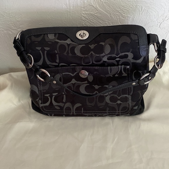 Authentic Coach Signature Handbag - Picture 3 of 3